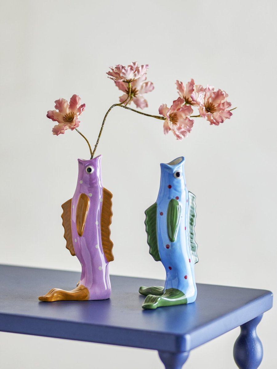 Bloomingville Mako Vase 2 stk. H19 cm, Multi