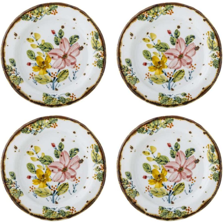 Creative Collection Savina Teller 4er Set 15 cm, Multi