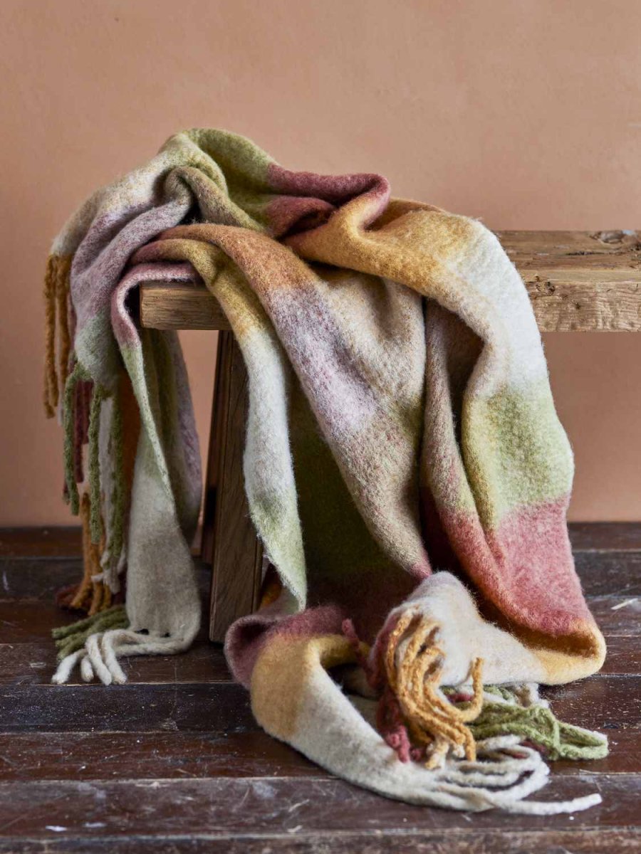 Creative Collection Hamisha Plaid 127x152 cm, Gr�n/Brun