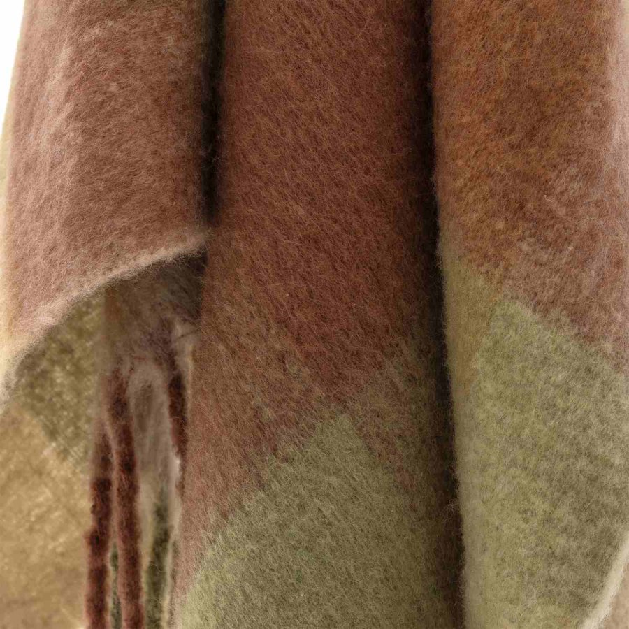 Creative Collection Hamisha Plaid 127x152 cm, Gr�n/Brun