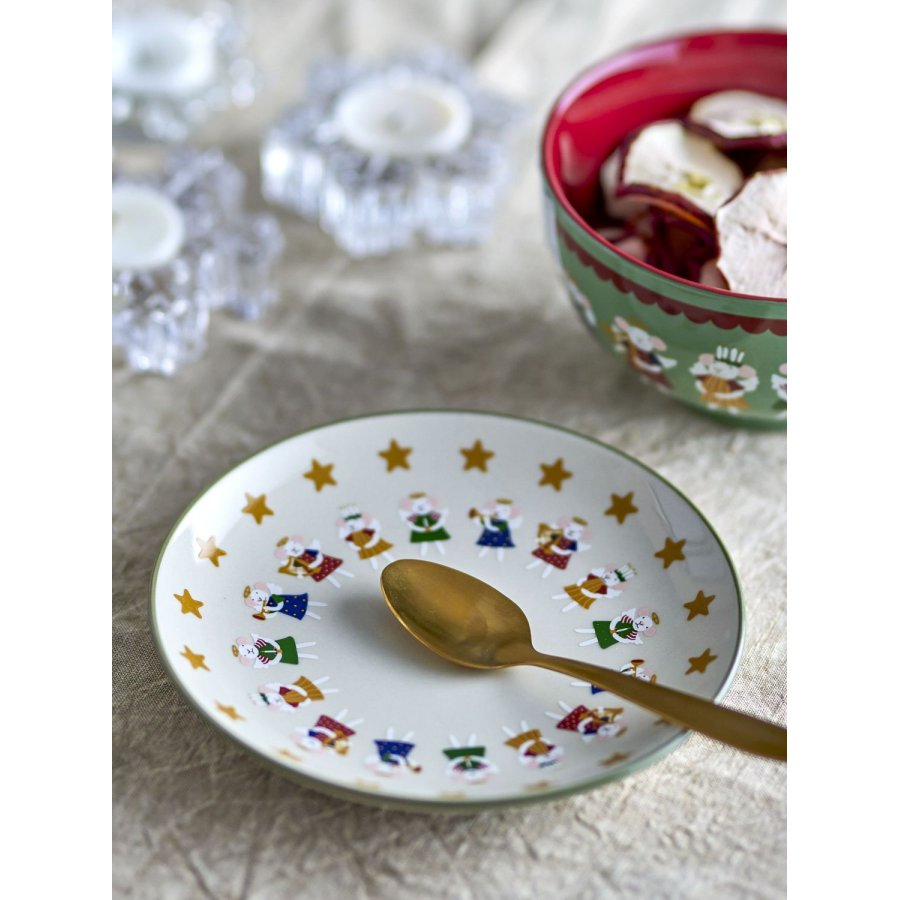 Bloomingville Peo Tallerken 4 stk. 16 cm, Natur