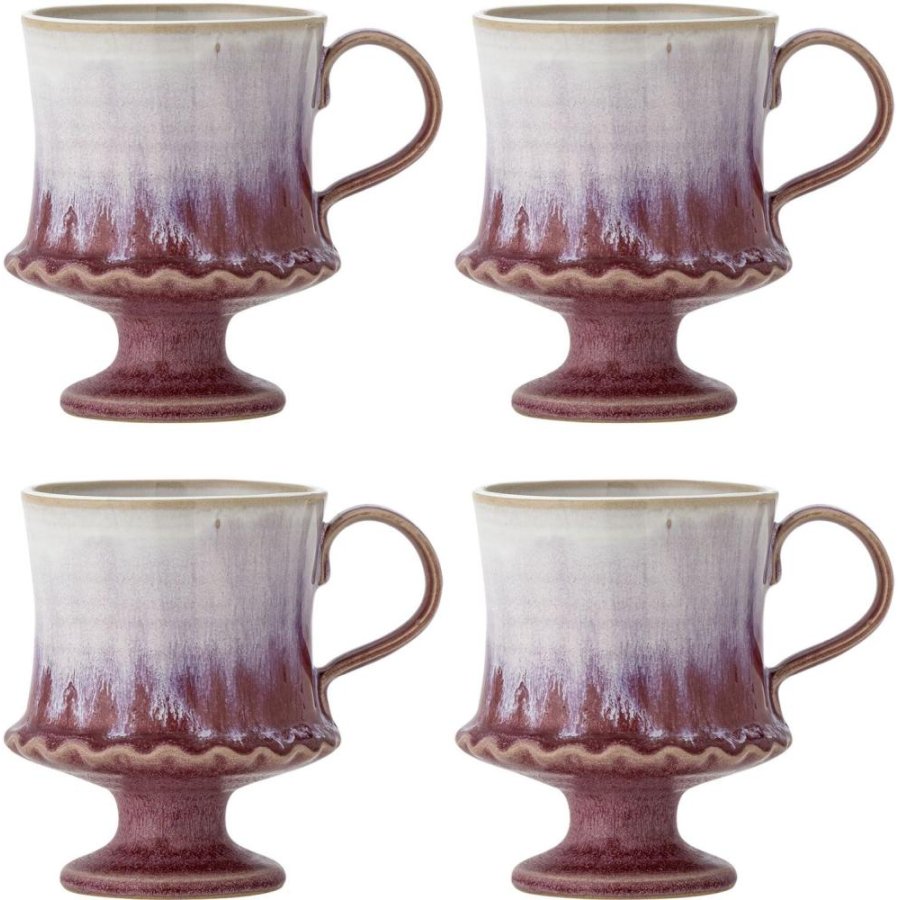 Creative Collection Odile Krus m. Hank 4 stk. 25 cl, Rosa