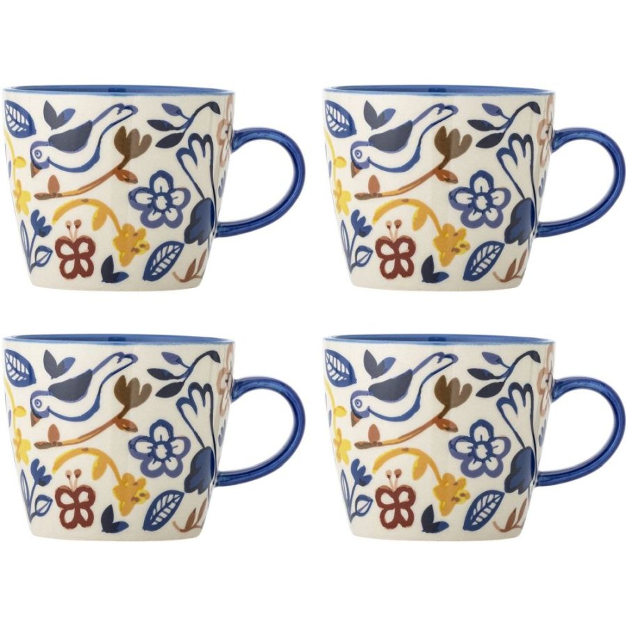 Bloomingville Figuria Krus m. Hank 4 stk. 30 cl, Multi