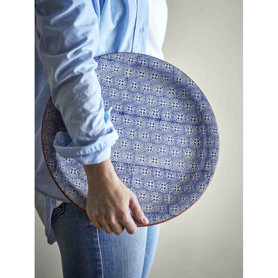 Bloomingville Karine Serveringsfad �35 cm, Bl�