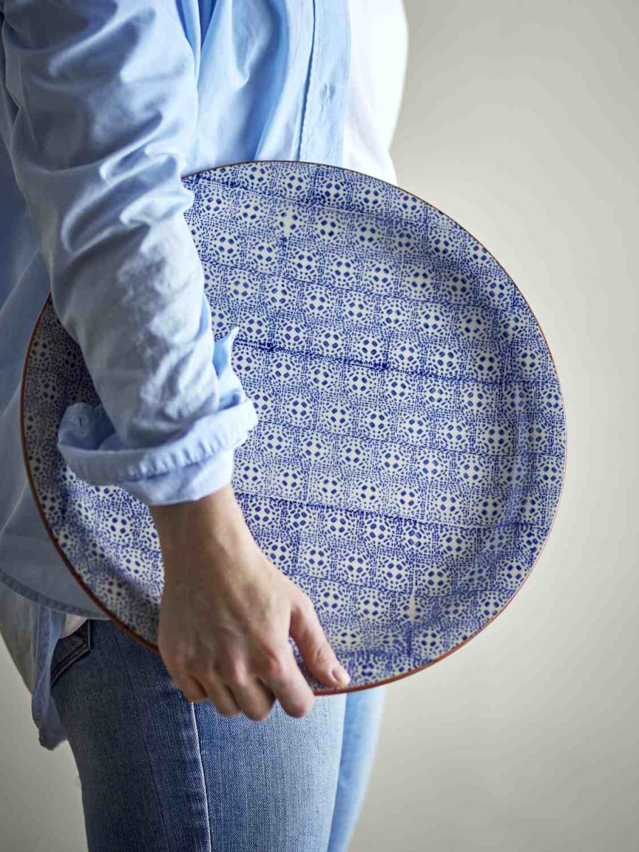 Bloomingville Karine Serveringsfad �35 cm, Bl�