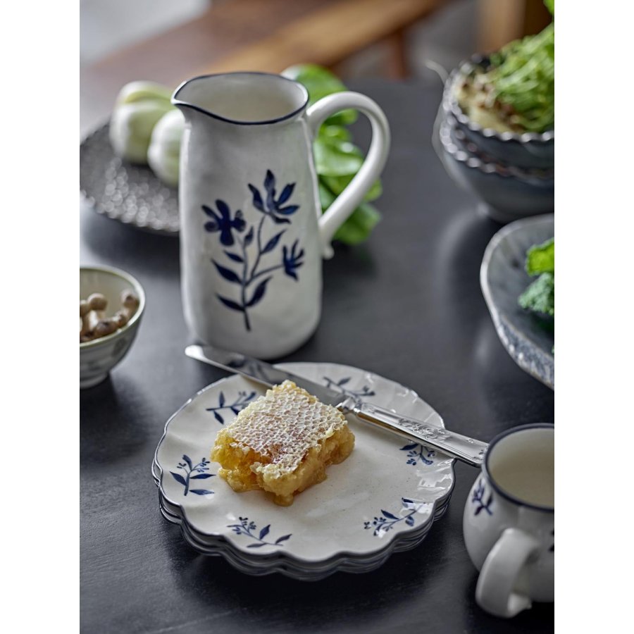 Creative Collection Eimy Teller 4er Set 20,5 cm, Blau