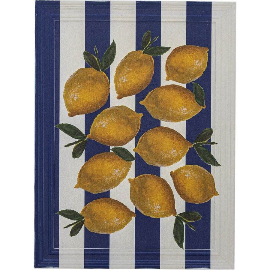 Creative Collection Limone Illustration m. Ramme 30x40 cm, Multi