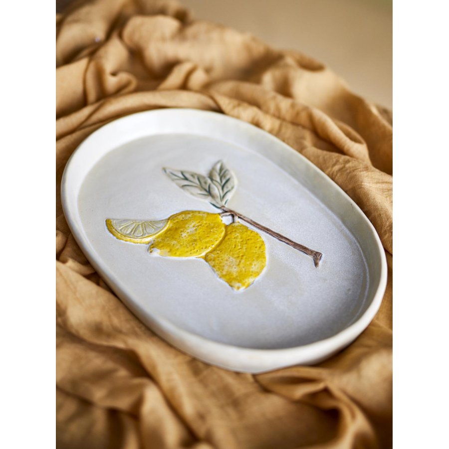 Creative Collection Hadden Serveringsfad 36 cm, Gul