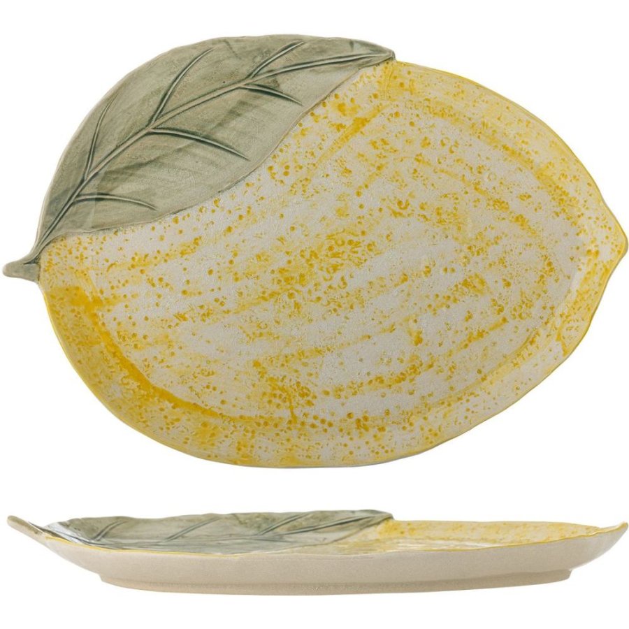 Creative Collection Hadden Serveringsfad 32 cm, Gul