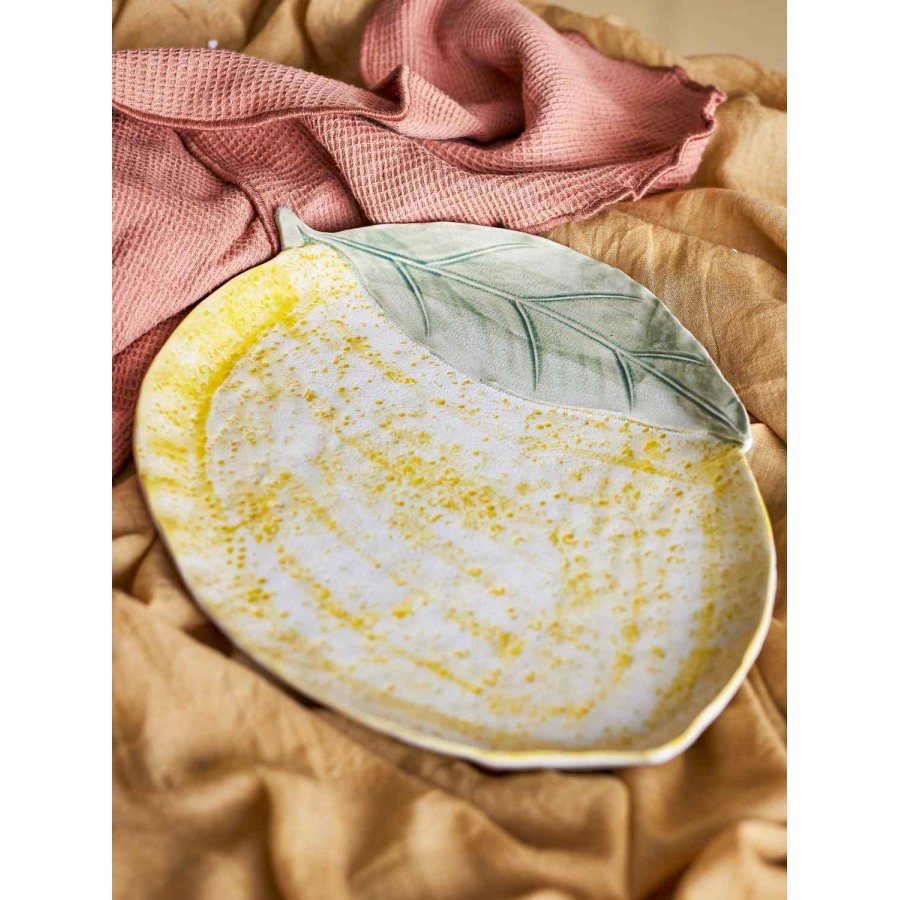 Creative Collection Hadden Serveringsfad 32 cm, Gul