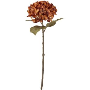 Bloomingville Hydrangea Kunstig Stilk H46 cm, Orange