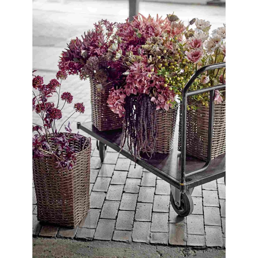 Bloomingville Hydrangea Kunstig Stilk H122 cm, R�d