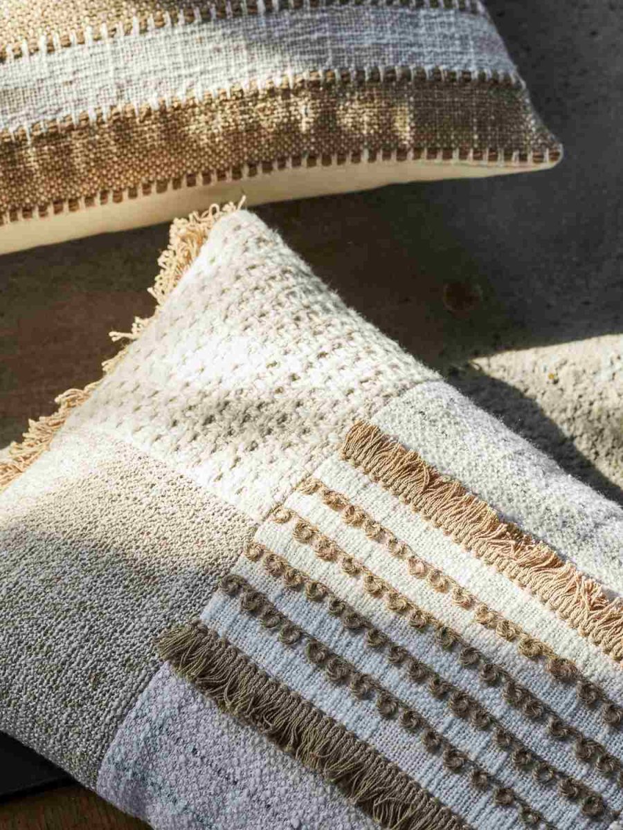 Bloomingville Cinta Kissen 30x50 cm, Beige/Brun