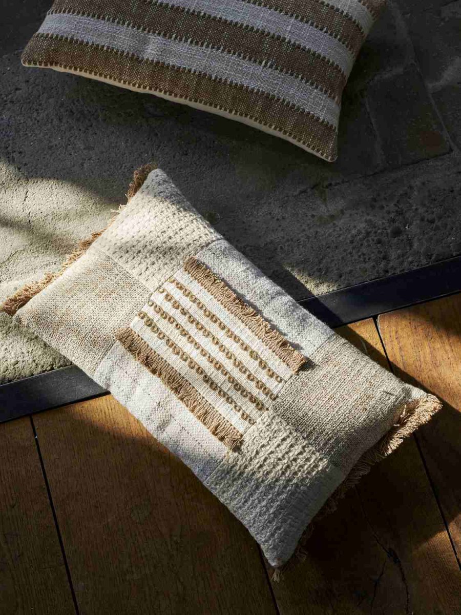Bloomingville Cinta Kissen 30x50 cm, Beige/Brun