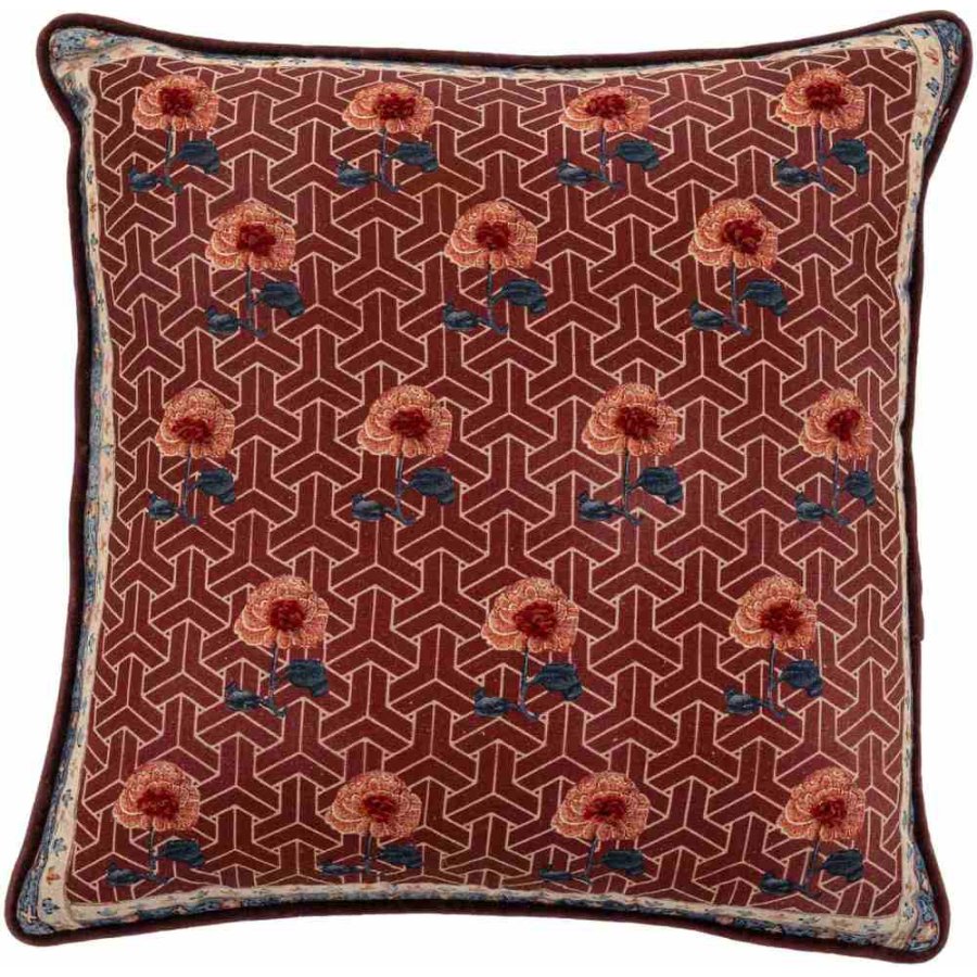 Creative Collection Zharai Kissen 50x50 cm, Rot