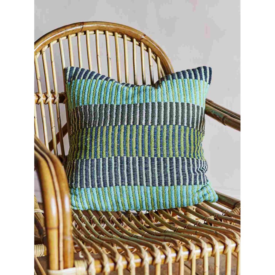 Creative Collection Isnel Kissen 45x45 cm, Gr�n/Blau