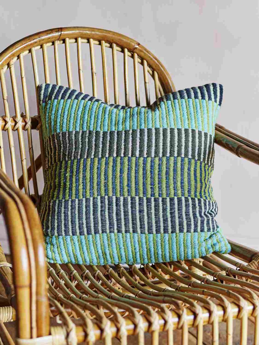 Creative Collection Isnel Kissen 45x45 cm, Gr�n/Blau