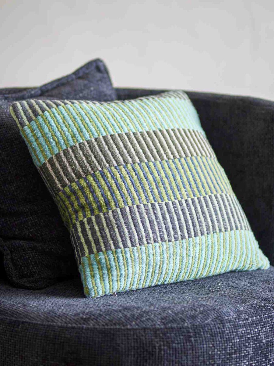 Creative Collection Isnel Kissen 45x45 cm, Gr�n/Blau