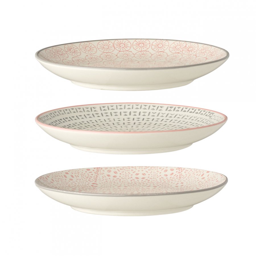 Bloomingville Cécile Tallerken 3 stk. 16 cm, Stentj