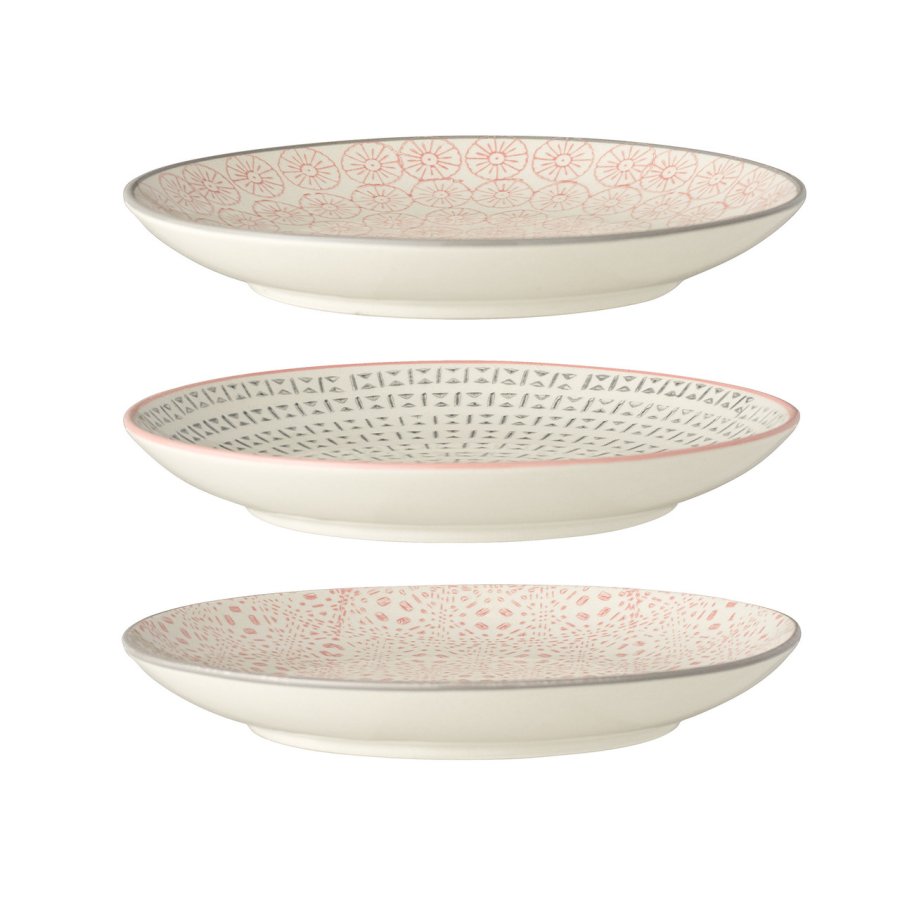 Bloomingville Cécile Tallerken 3 stk. 16 cm, Stentj