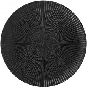 Bloomingville Neri Teller 18 cm, Schwarzes Steingut