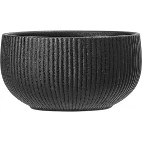 Bloomingville Neri Schale 14,5 cm, Schwarzes Steingut