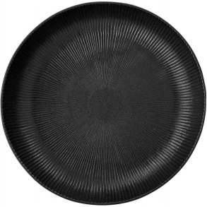 Bloomingville Neri Servierschale 33 cm, Schwarzes Steingut