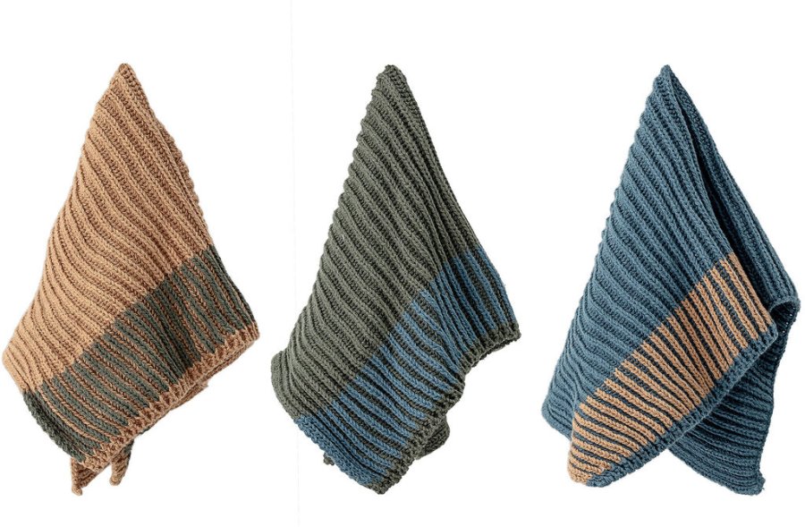 Bloomingville Karklud 3 stk, Multi farvet