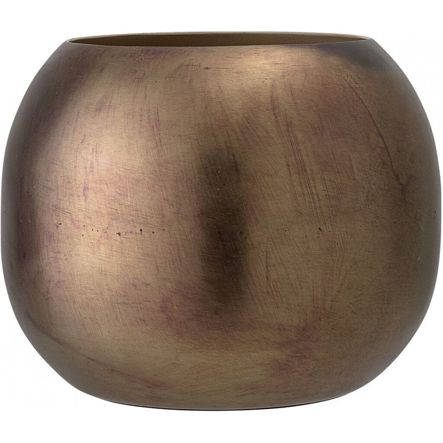 Bloomingville Vase 15,5 cm, Brun Aluminium