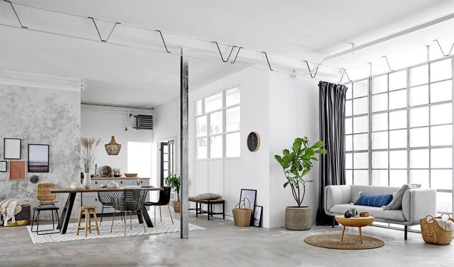 Bloomingville Osteklokke Natur, Marmor