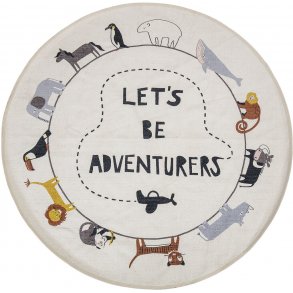 Bloomingville Mini T�ppe �130 cm, Multi farvet Bomuld