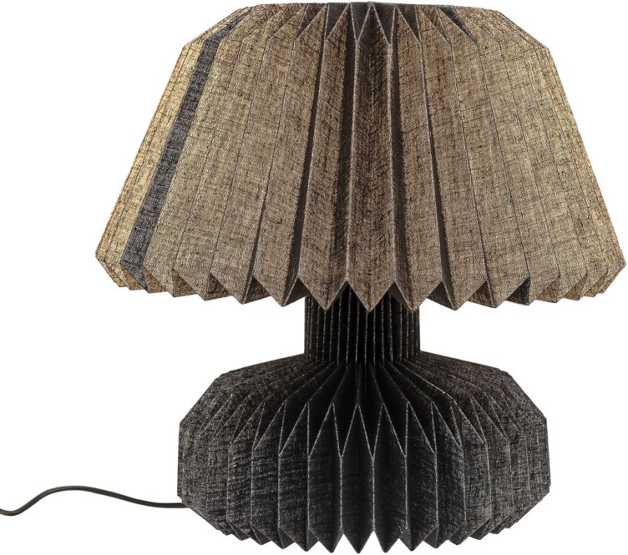 Bloomingville Bordlampe, Sort/Papir