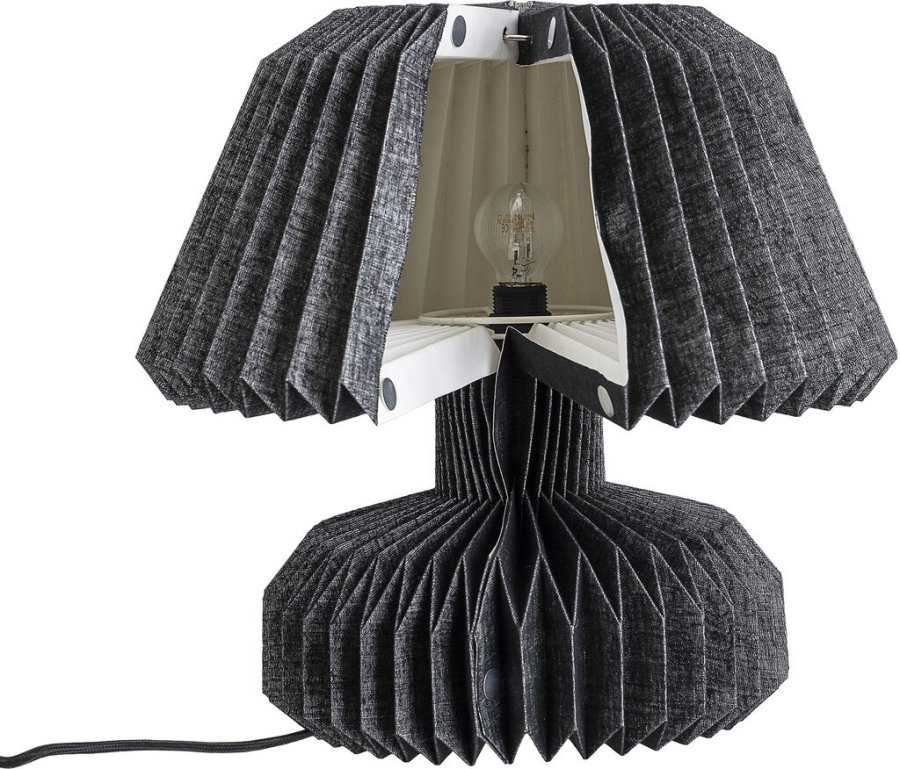 Bloomingville Bordlampe, Sort/Papir