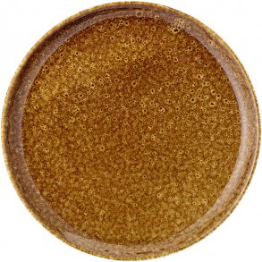 Bloomingville Thea Teller 21 cm, Braunes Steingut