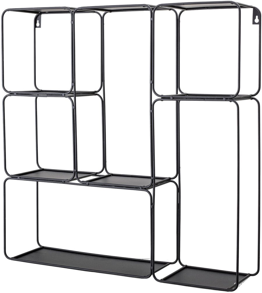 Bloomingville Vegas Hylde 57x57 cm, Sort