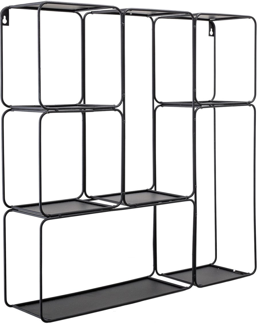 Bloomingville Vegas Hylde 57x57 cm, Sort