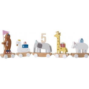 Bloomingville Mini Morea Fødselsdagstog 50 cm, Multifarvet