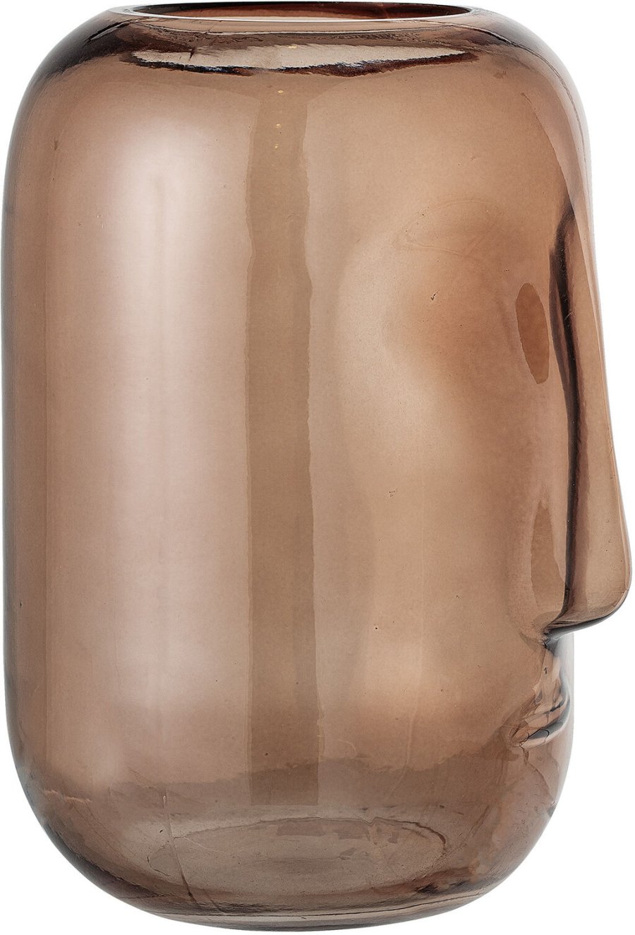 Bloomingville Vase 25 cm, Brun Glas