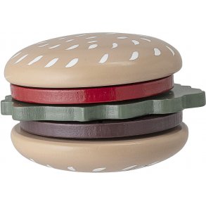 Bloomingville Mini Leget�jsmad Burger, Multi farvet/Lotus