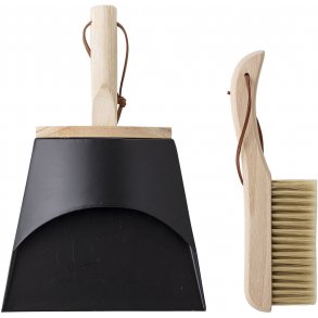 Bloomingville Kehrschaufel und Besen, Natur Buche