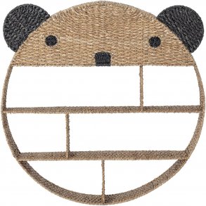 Bloomingville Mini Bogreol Panda 91,5 cm, Natur