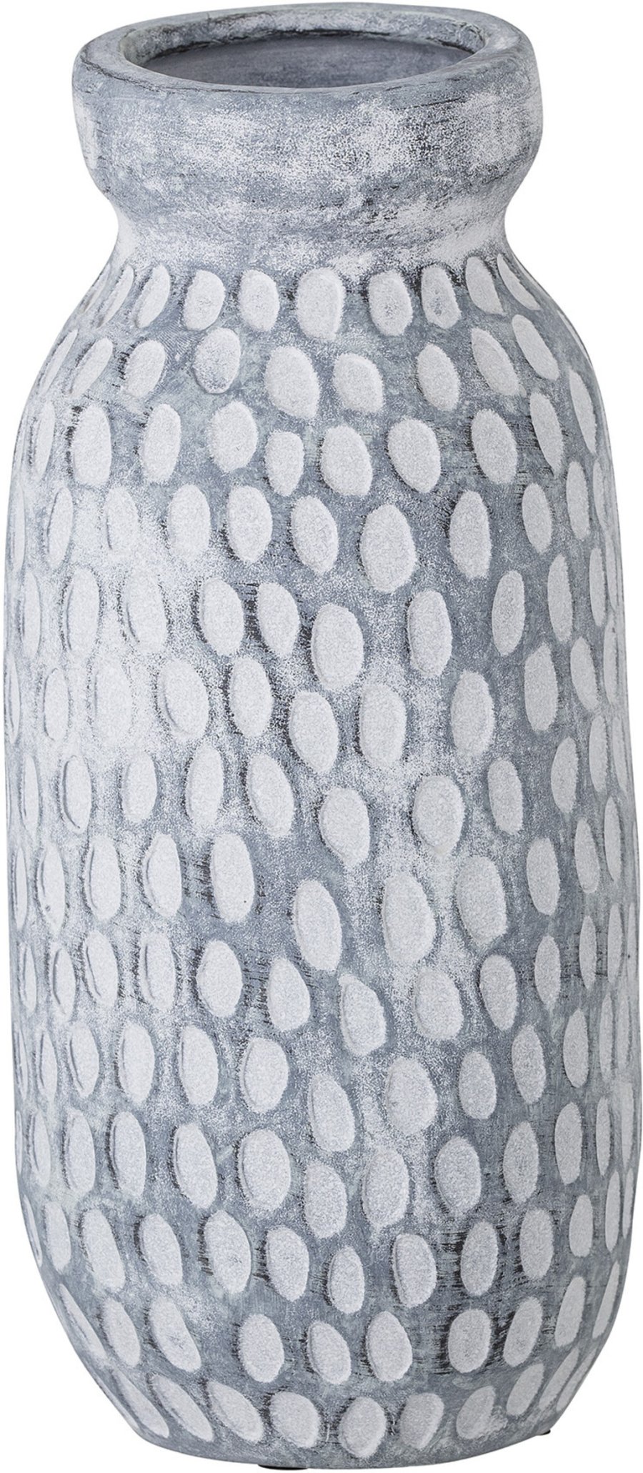 Bloomingville Jac Deko-Vase H30 cm, Weiß