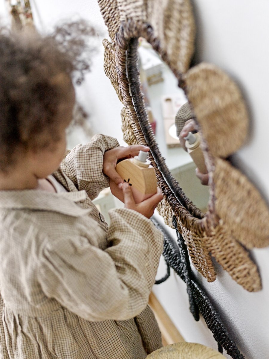 Bloomingville Mini Nabiya Spejl 74 cm, Natur