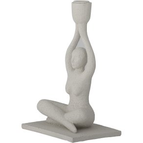Bloomingville Lucie Lysestage H24 cm, Hvid
