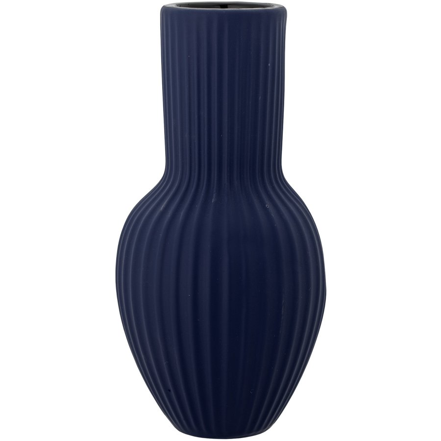 Bloomingville Christal Vase H26,5 cm, Blau