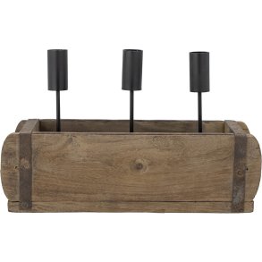 Bloomingville Ziggie Kerzenhalter 18 cm, Mangoholz