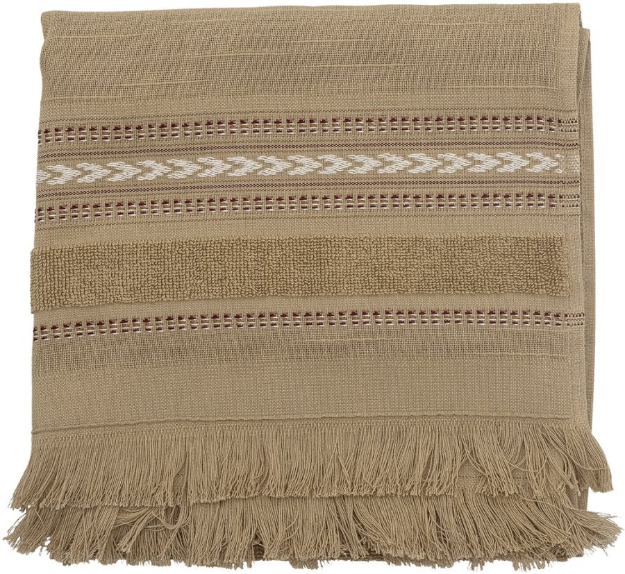 Bloomingville Lovina Handtuch 100x50 cm, Natur