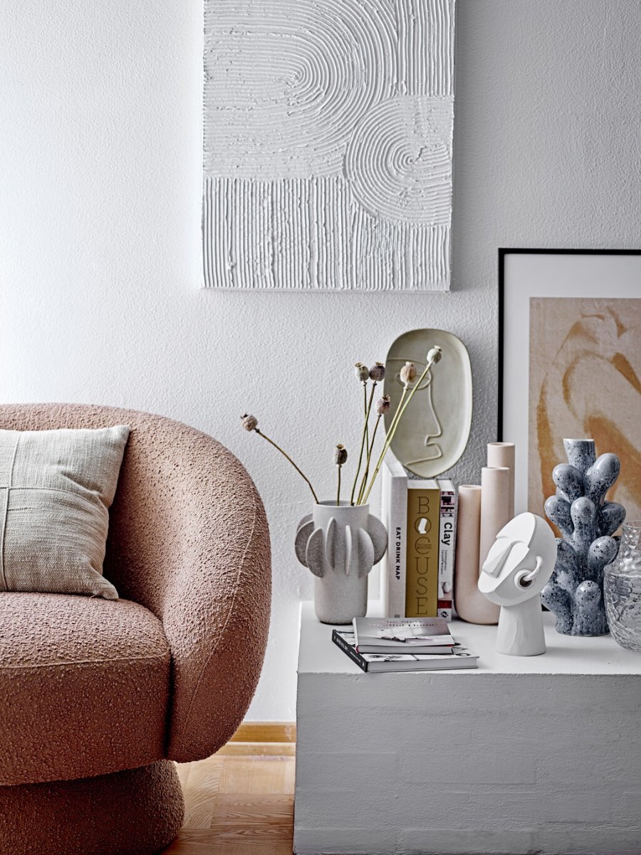 Bloomingville Afra Pude 40x40 cm, Natur