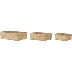 Bloomingville Wilja Kurv 3 stk, Natur