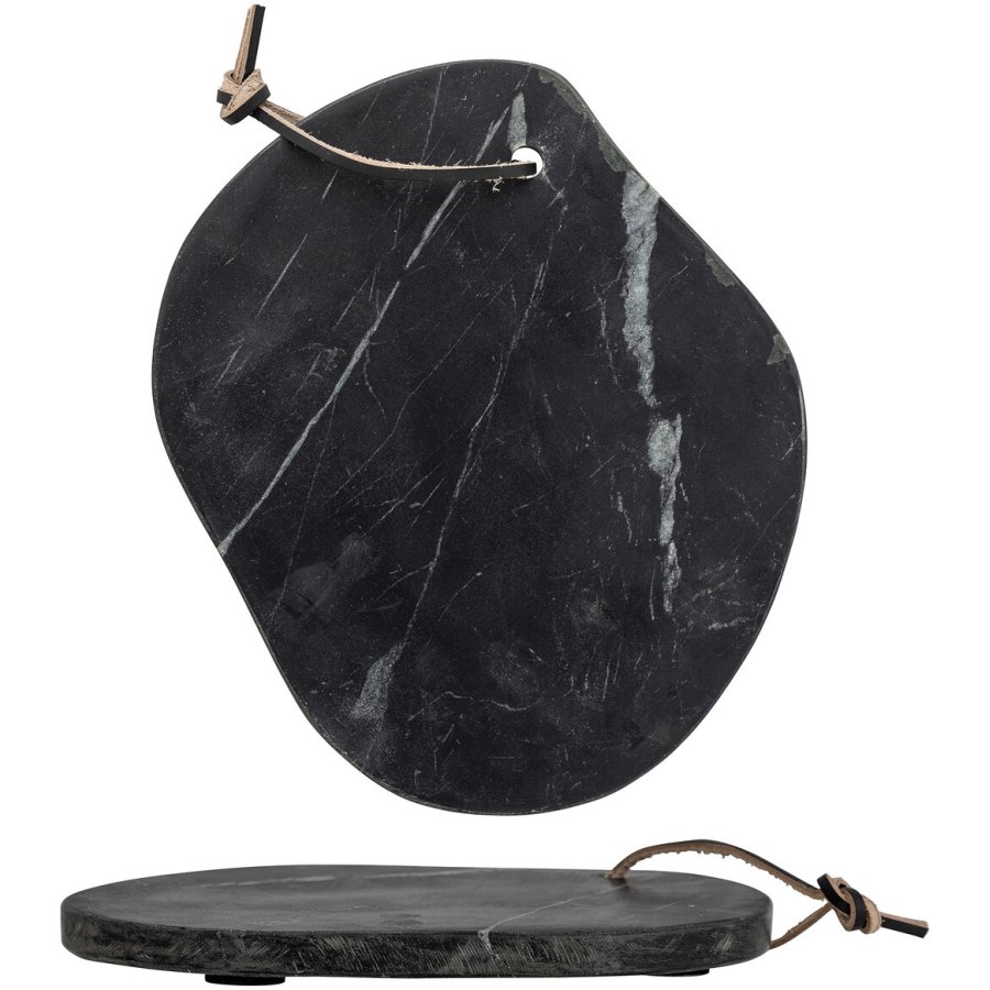 Bloomingville Daris Skrebrt 23 cm, Sort Marmor